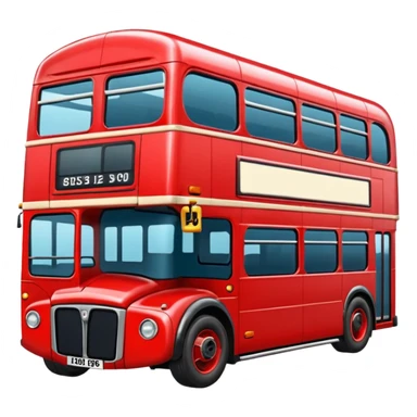 London red buss sticker