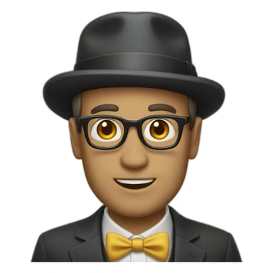 Gentleman guide book sticker