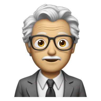 back to the future professor sticker