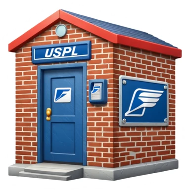 USPS post office sticker