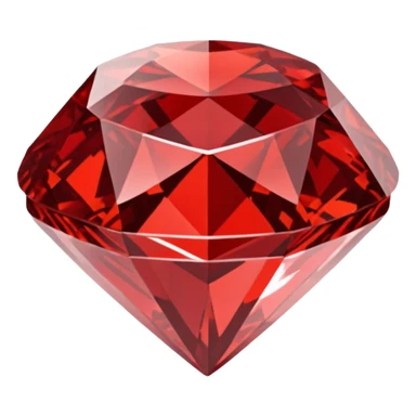 Red diamond sticker