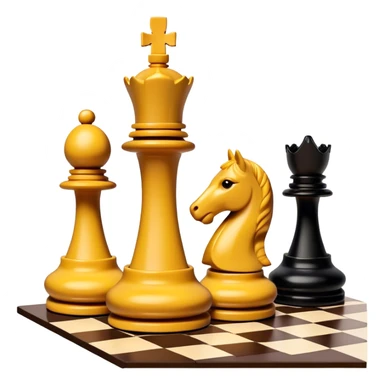 breaking dawn chess piece on chess square sticker