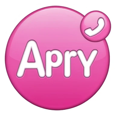 pink afterpay word sticker