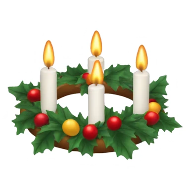 Advent Wreath sticker
