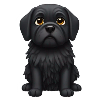 Black mops sticker