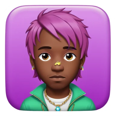 lil uzi vert with gem sticker