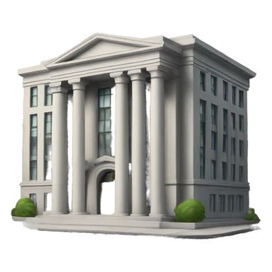 angry bank building sticker