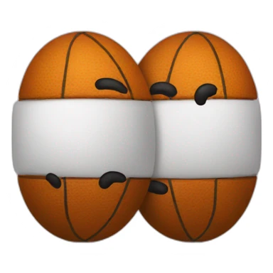 2 balls sticker