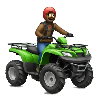 Quad bike sticker
