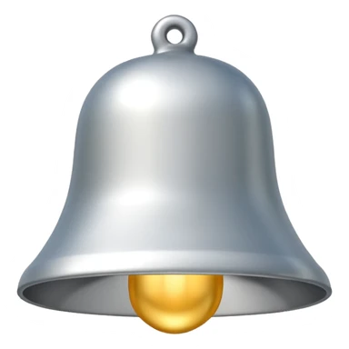 white bell sticker