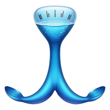 blue body scale sticker