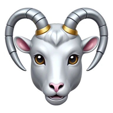 Futuristic Ram(Goat) head  sticker