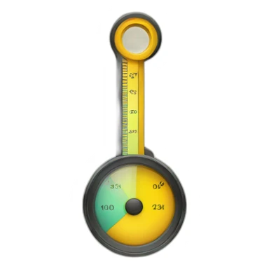 Geometric Measuring meter sticker