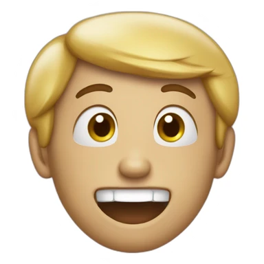Emoji apuntando hacia mi con el dedo sonriendo sticker