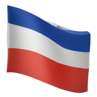 french flag with a red X over it sticker