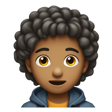 Niño orando sticker