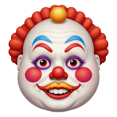 Clown  obese  sticker