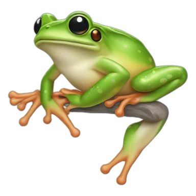 Balerinna frog sticker