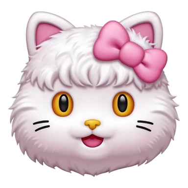 a hello kitty emoji sticker