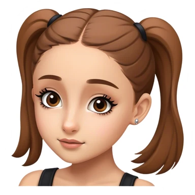 Girl looking like ariana grande sticker