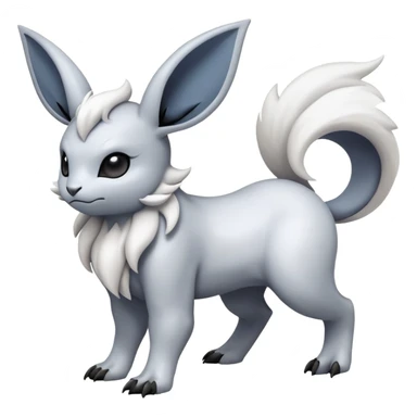Absol-Minccino-Pokémon-Fakémon-hybrid-creature (full body) sticker