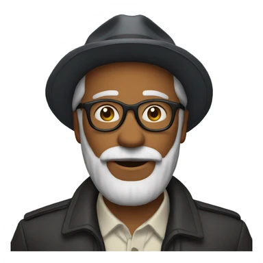 man wearing with coppola sticker