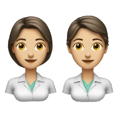 3 female work colleagues sticker