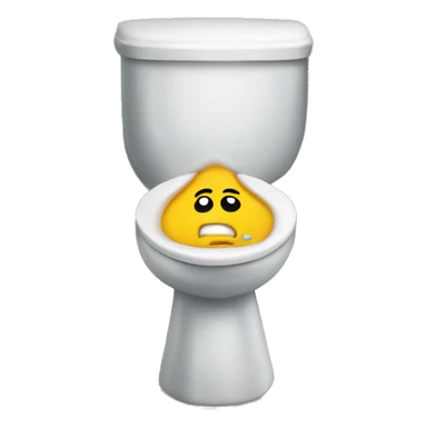 runny nose toilet sticker