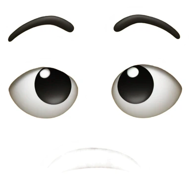 Eye twitching emoji sticker