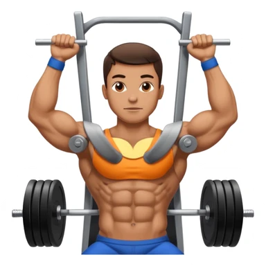 lat pull down exercise sticker