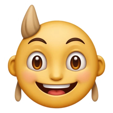 Emoji avec un regard narquois et un petit sourire sadique sticker