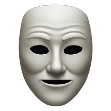 Anonymous mask sticker