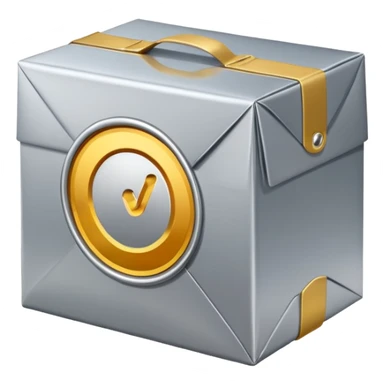 The percentage symbol on the package sticker