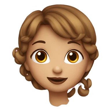 happy kissing girl sticker