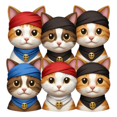 pirate cats sticker