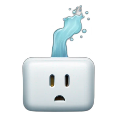 Plug with wather sticker