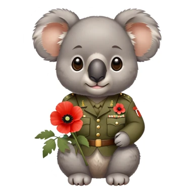 Australian anzac koala  sticker