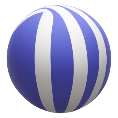 single yoga ball, only color, no smiley, single stripes around it like a normal yoga ball sticker