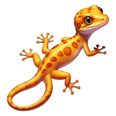 Cinematic Cute Gecko Portrait Emoji, Head tilted playfully and inquisitively, featuring a small, charming body with smooth, vividly patterned scales, bright, sparkling eyes and delicate, sticky toe pads, Simplified yet irresistibly adorable features, highly detailed, glowing with a warm, inviting glow, high shine, affectionate and lively, stylized with a touch of tropical whimsy, soft glowing outline, capturing the essence of a mischievous yet loving gecko that appears ready to dart out of the screen into your heart! sticker