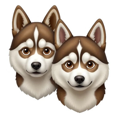 2 animaux de sibérie sticker