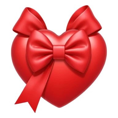 heart with a bow, kpop sticker
