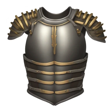 torso armor with ribcage sticker
