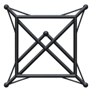 black concert Metal  truss frames sticker