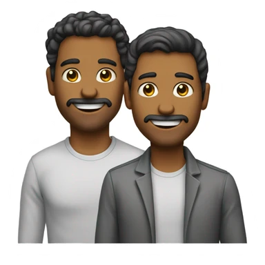 Dos mejores amigos hombres  sticker