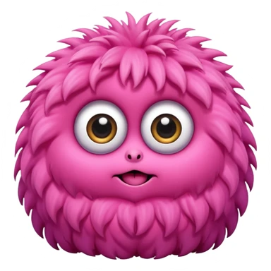 pink cute monster sticker