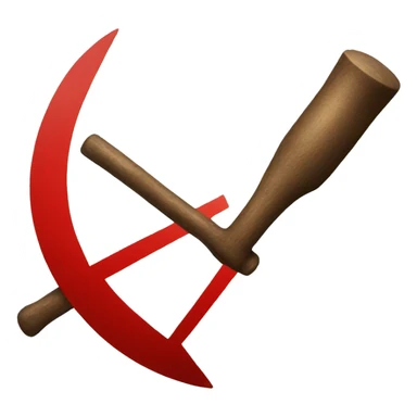 Hammer and sickle sticker