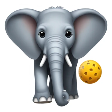 Elephant pickleball sticker