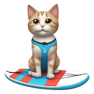 cat with a sup  sticker