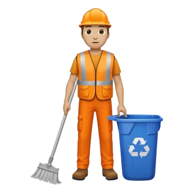 waste-management, safety vest, trash picker, cleaning up trash, full body sticker