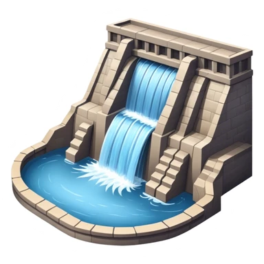 Water dam sticker
